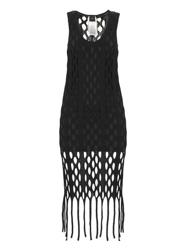 Pinko Fringed Sleeveless Maxi Dress - Pinko - Modalova