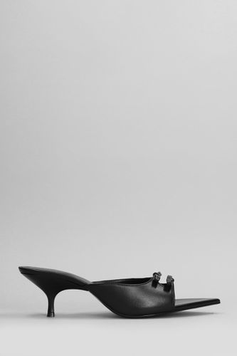 Blanche Slipper-mule In Leather - GIA BORGHINI - Modalova