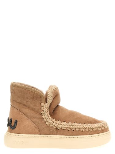 Eskimo Sneaker Bold In Camel Leather - Mou - Modalova