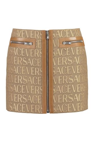 Versace Jacquard Mini Skirt - Versace - Modalova