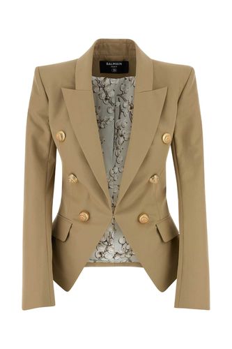 Balmain 6 Btn Cotton Jacket - Balmain - Modalova