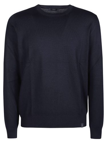 Fay Round Neck Sweater - Fay - Modalova