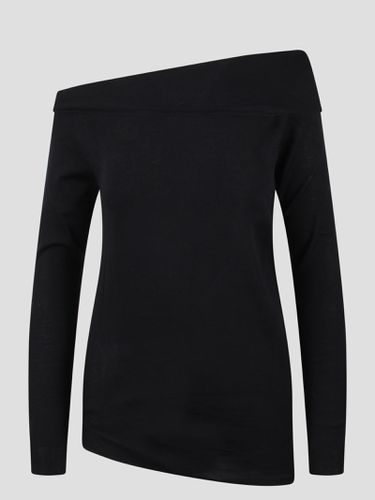 Single-shoulder Asymmetric Plain Sweater - Alberta Ferretti - Modalova