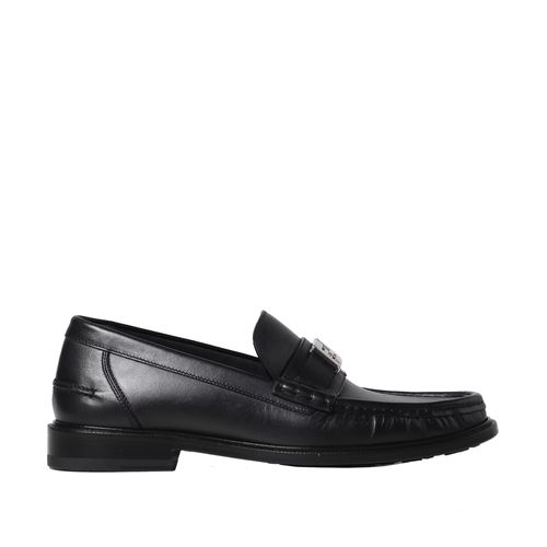 Fendi Ff Leather Loafers - Fendi - Modalova