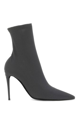 Stretch Jersey Ankle Boots - Dolce & Gabbana - Modalova