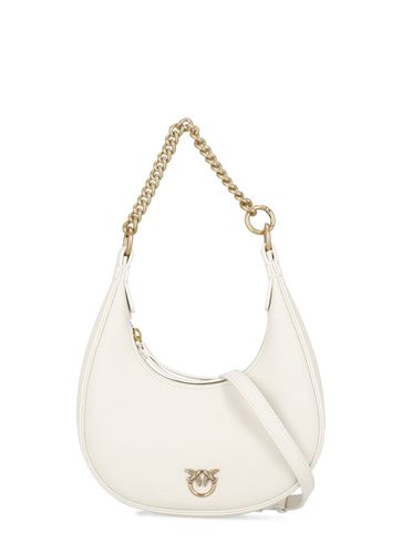 Pinko White Faux Leather Hanlde Bag - Pinko - Modalova