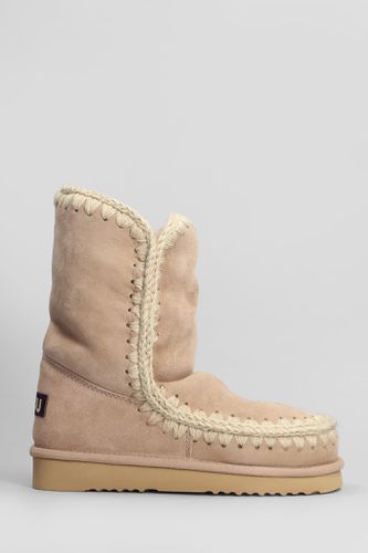 Eskimo 24 Low Heels Ankle Boots In Suede - Mou - Modalova