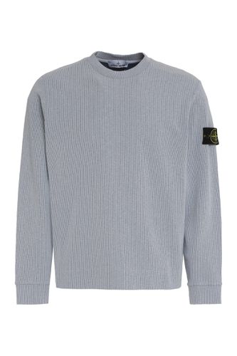 Cotton Blend Crew-neck Sweater - Stone Island - Modalova