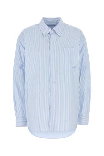 Embroidered Oxford Oversize Shirt - T by Alexander Wang - Modalova