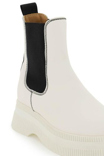 Ganni Leather Chelsea Boots - Ganni - Modalova