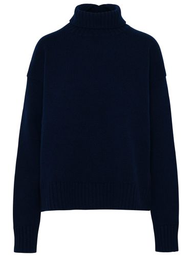 Sweater In Navy Cashmere Blend - Jil Sander - Modalova