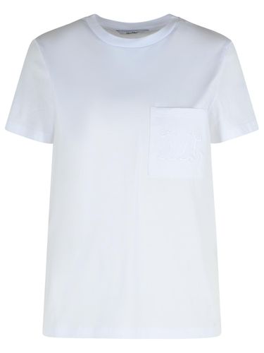 Papaya White Cotton Jersey T-shirt - Max Mara - Modalova