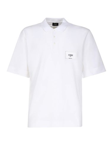Fendi Cotton Polo Shirt - Fendi - Modalova