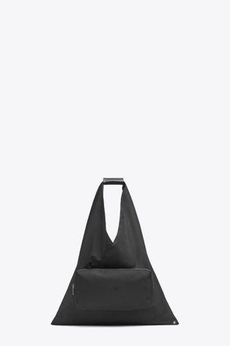 Borsa Mano Black nylon Japanese bag with front pocket - MM6 Maison Margiela - Modalova