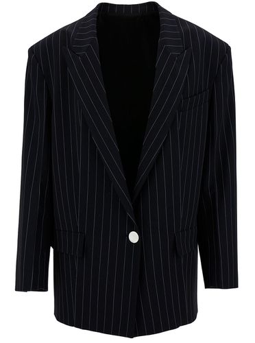 The Attico Dark Blue Blazer - The Attico - Modalova