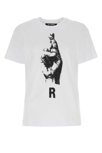 Raf Simons White Cotton T-shirt - Raf Simons - Modalova