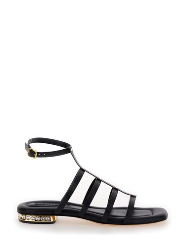 Galaxy Gladiator Sandals In Leather Woman - Casadei - Modalova