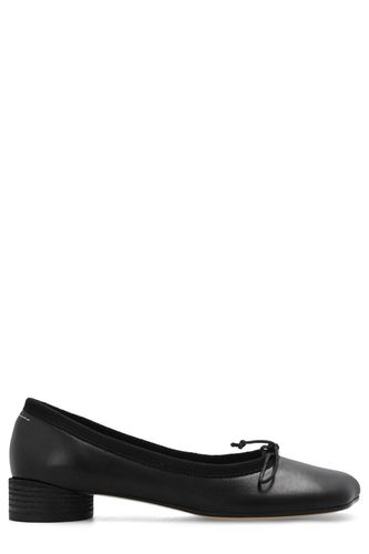 Bow Detailed Ballet Flats - MM6 Maison Margiela - Modalova