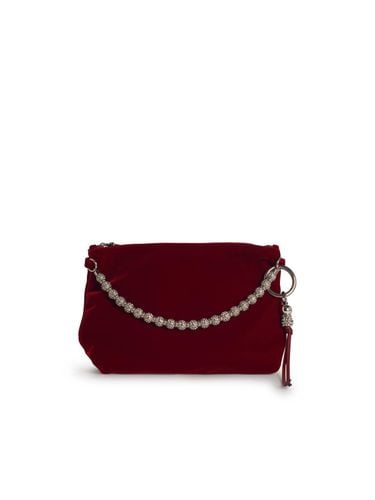 Callie Burgundy Velvet Bag - Jimmy Choo - Modalova