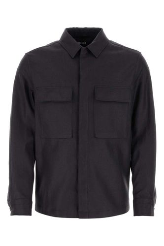 Concealed Fastened Overshirt Zegna - Zegna - Modalova