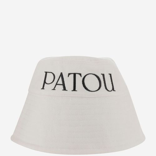 Patou Cotton Bucket Hat With Logo - Patou - Modalova