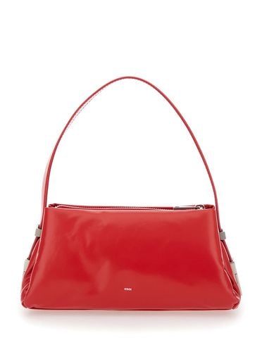 Pillow Mini Shoulder Bag With Logo Detail On The Front In Leather Woman - OSOI - Modalova