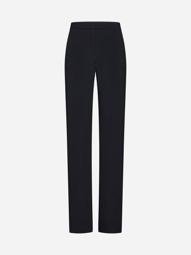 Viscose Flared Trousers - Giorgio Armani - Modalova