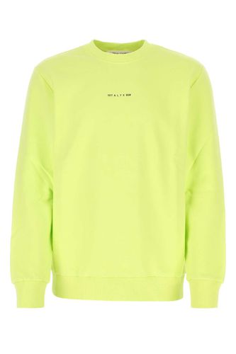 Fluo Yellow Cotton Oversize Sweatshirt - 1017 ALYX 9SM - Modalova