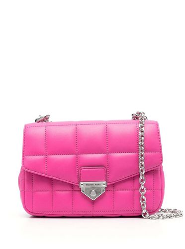 Fuchsia Pink Soho Quilted Shoulder Bag In Leather Woman - MICHAEL Michael Kors - Modalova