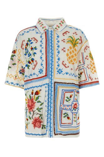 Farm Rio Embroidered Cotton Shirt - Farm Rio - Modalova