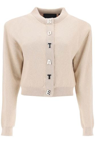 Structured Knit Cardigan In Italian - Rotate by Birger Christensen - Modalova