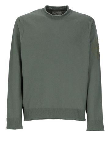 Stone Island Logoed Cotton Sweater - Stone Island - Modalova