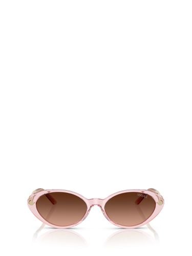 Ve4469 Pink Transparent Sunglasses - Versace Eyewear - Modalova