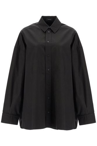 WARDROBE. NYC Mini Shirt Dress With Button Closure - WARDROBE.NYC - Modalova