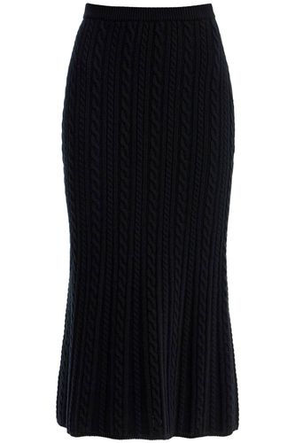 Alessandra Rich Maxi Wool Skirt - Alessandra Rich - Modalova