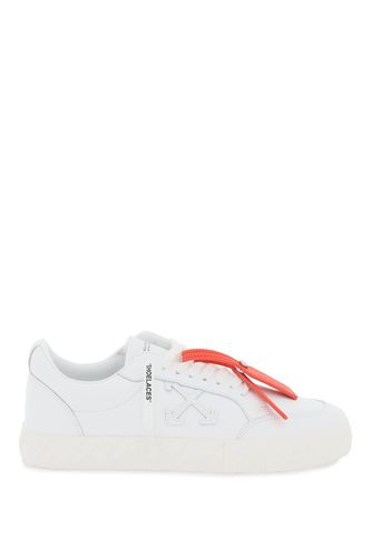 Off- Leather Low Vulcanized Sneakers - Off-White - Modalova