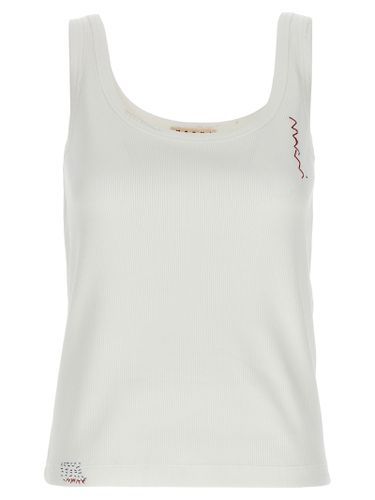 Marni Logo Embroidery Top - Marni - Modalova