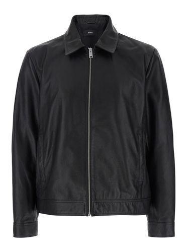 Wani Jacket With Classic Collar In Leather Man - ARMA - Modalova