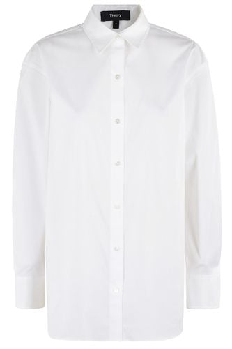 Theory Bf Shirt Cotton Shir - Theory - Modalova