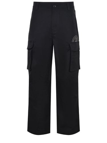 Cargo Pants Evisu In Black Nylon - Evisu - Modalova