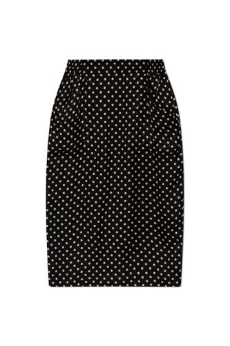 Saint Laurent Dotted Print Skirt - Saint Laurent - Modalova