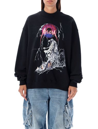 Crewneck Panther Rock Sweatshirt - MSGM - Modalova