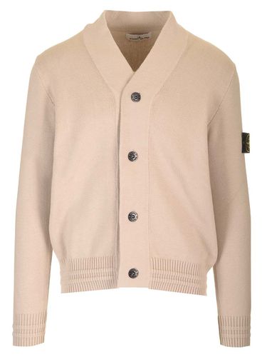 Stone Island Dark Blue Cardigan - Stone Island - Modalova