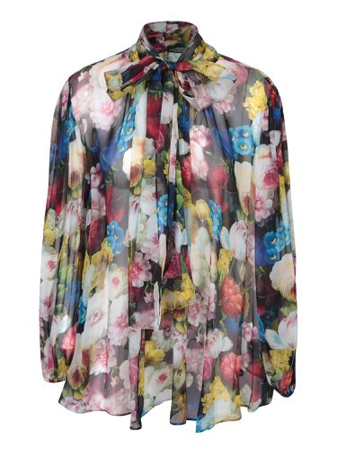 Night Flower Print Shirt - Dolce & Gabbana - Modalova