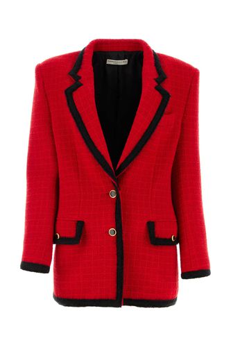 Alessandra Rich Red Tweed Jacket - Alessandra Rich - Modalova