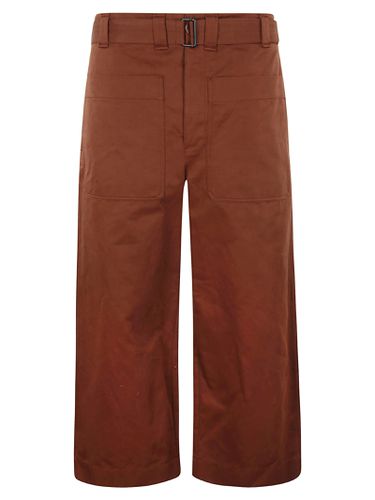 Lemaire Cropped Belted Pocket Pants - Lemaire - Modalova