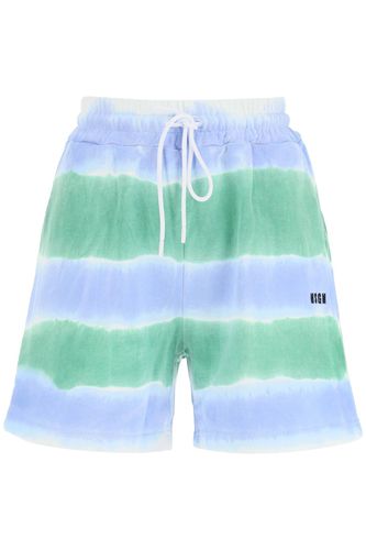 MSGM Tie-dye Jersey Shorts - MSGM - Modalova