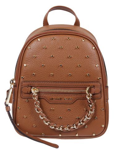 Logo Plaque Zip-up Backpack - Michael Kors - Modalova