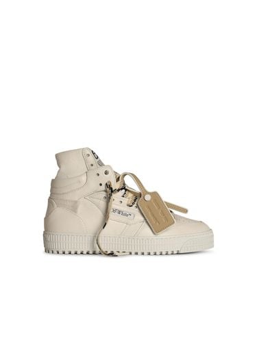 Off Court White Leather Blend Sneakers - Off-White - Modalova