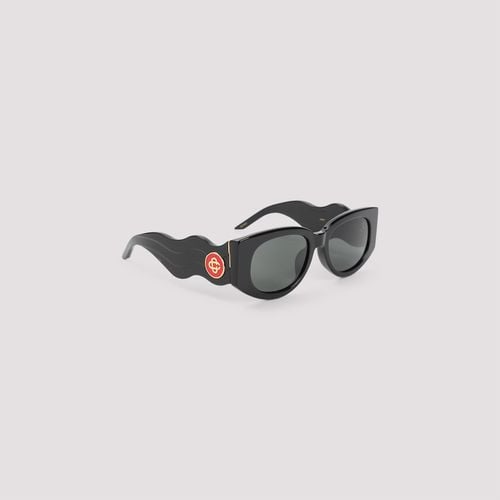 Metal Oval Wave Sunglasses - Casablanca - Modalova